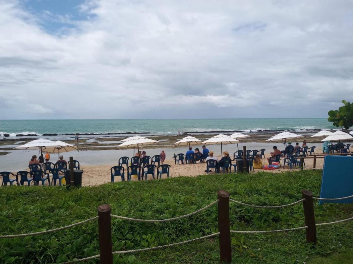Estudio Marulhos, Varanda Com Vista De Mar E Parque Aquatico, A Beira-Mar Mar De Muro Alto, Com Wi-Fi, Restaurante, Estacionamento E A 10' De Pôrto das Galinhas Dış mekan fotoğraf